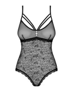 Мереживне боді з доступом Obsessive 818-TED-1 teddy M/L, чорне