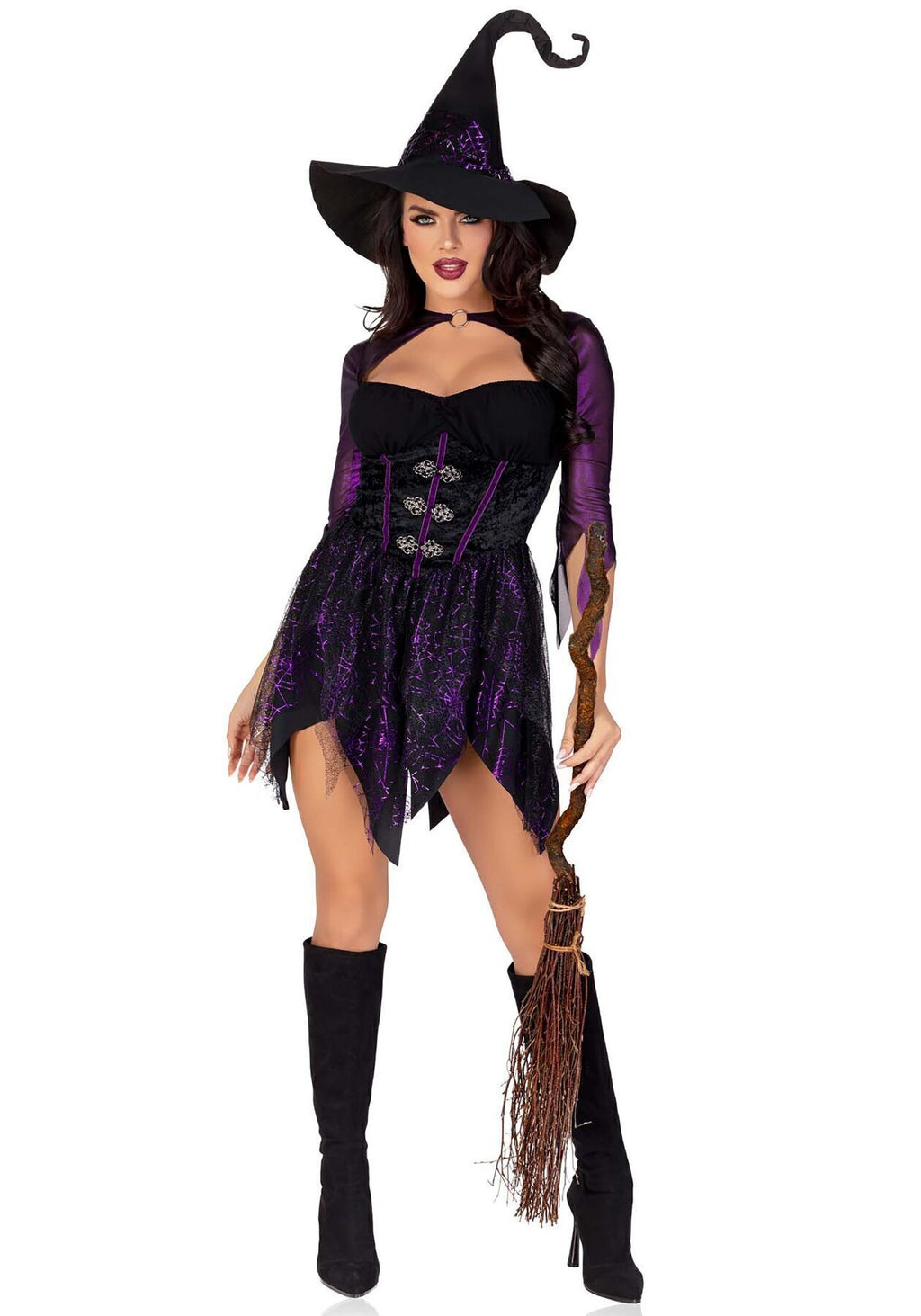 Leg Avenue (США) Костюм відьми Leg Avenue Mystical Witch XL, сукня, капелюх