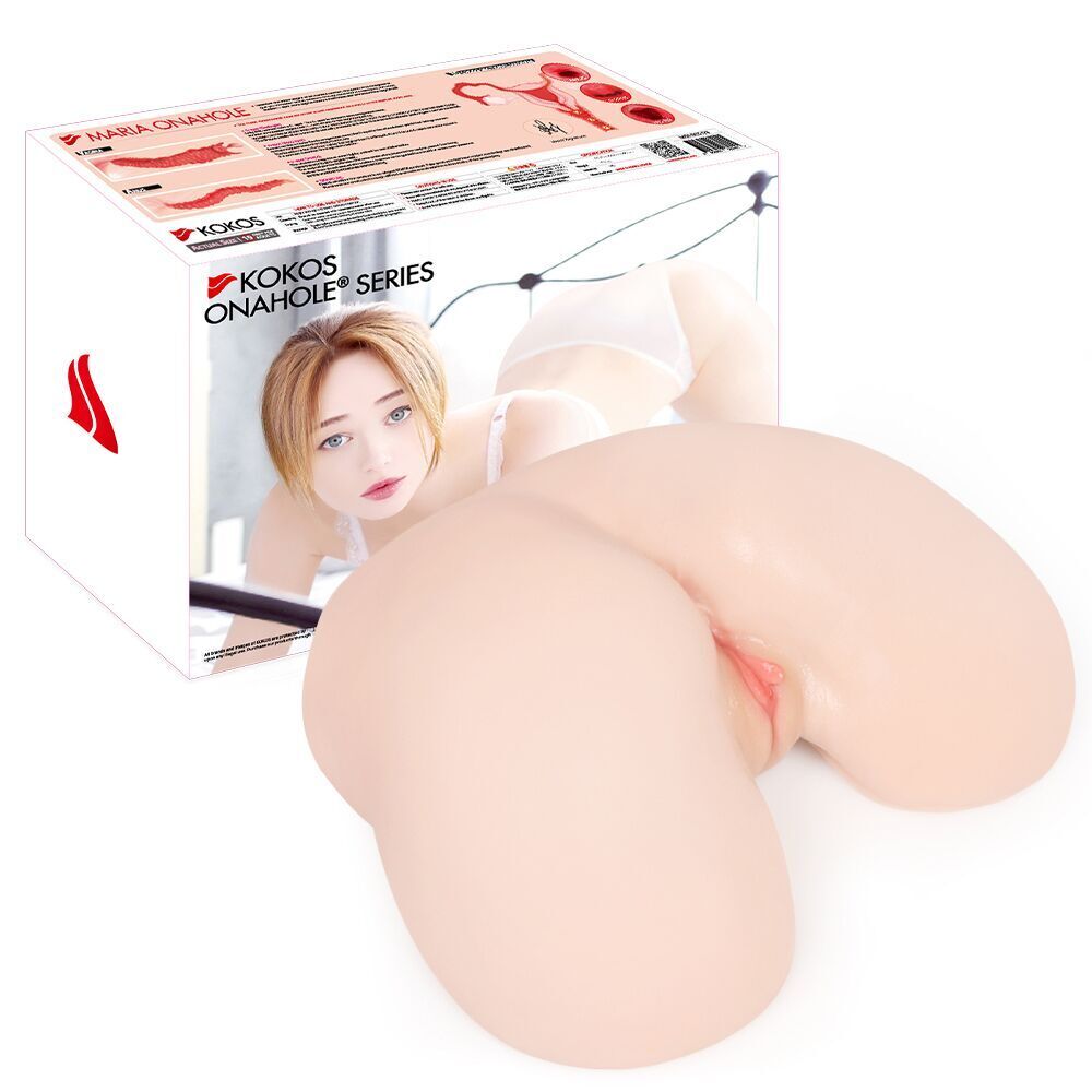 Kokos (Південна Корея) Мастурбатор Kokos 003 Maria ONAHOLE Real Hips 2WayPlus з функцією масажу та вібрацією