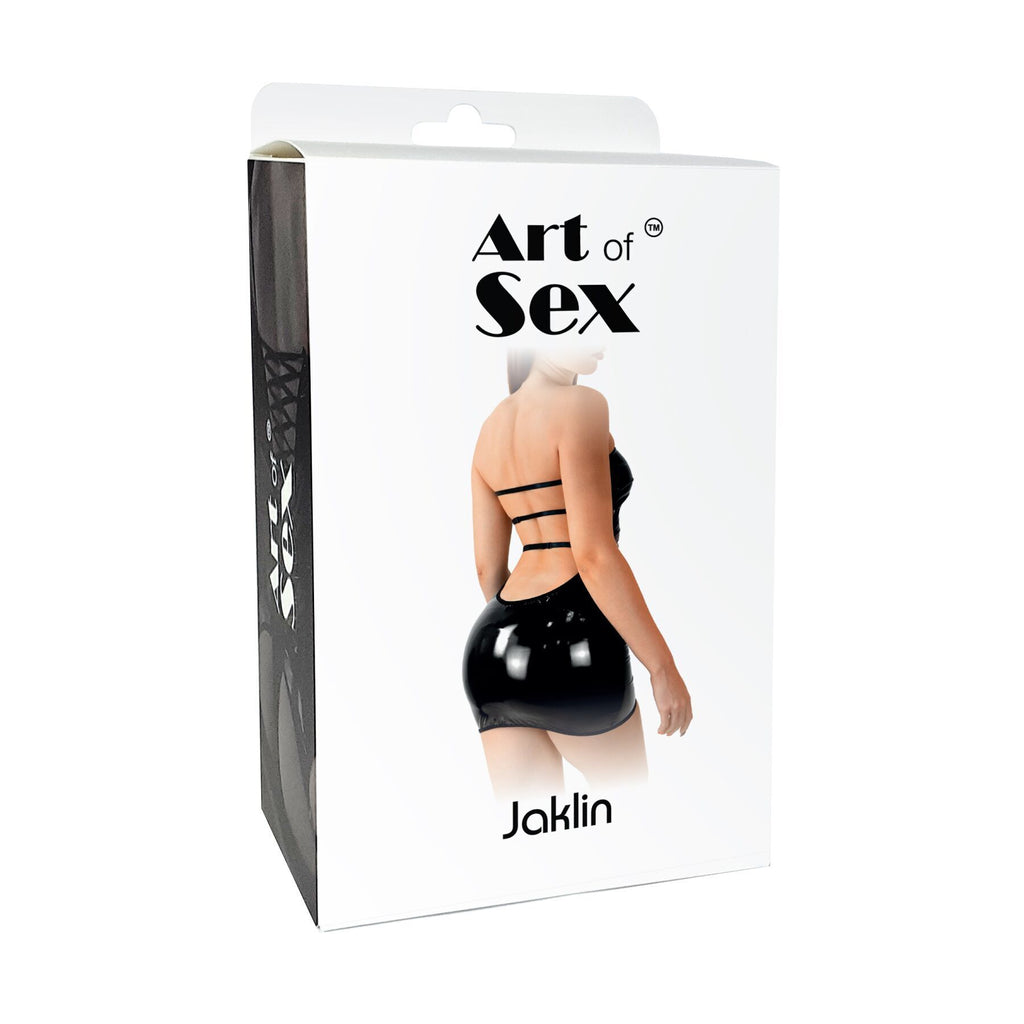 Art of Sex (Україна) Сексуальна вінілова сукня Art of Sex - Jaklin, розмір XS-M, колір чорний