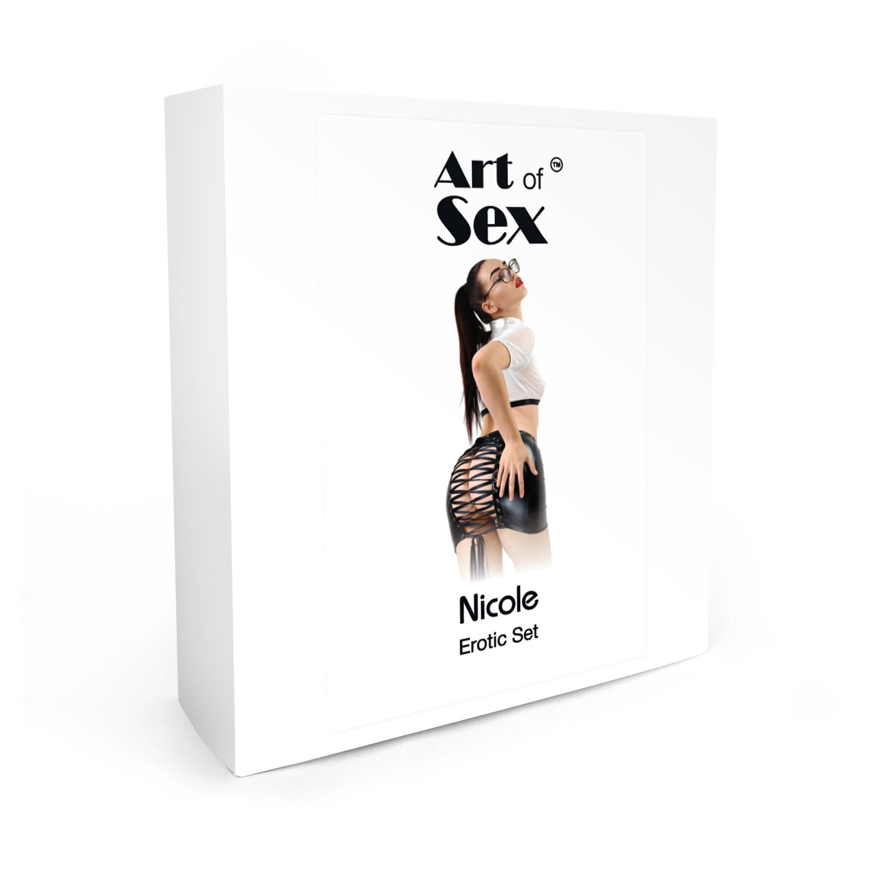 Art of Sex (Україна) Еротичний костюм секретарки Art of Sex - Nicole, розмір L-2XL, спідниця, топ, окуляри