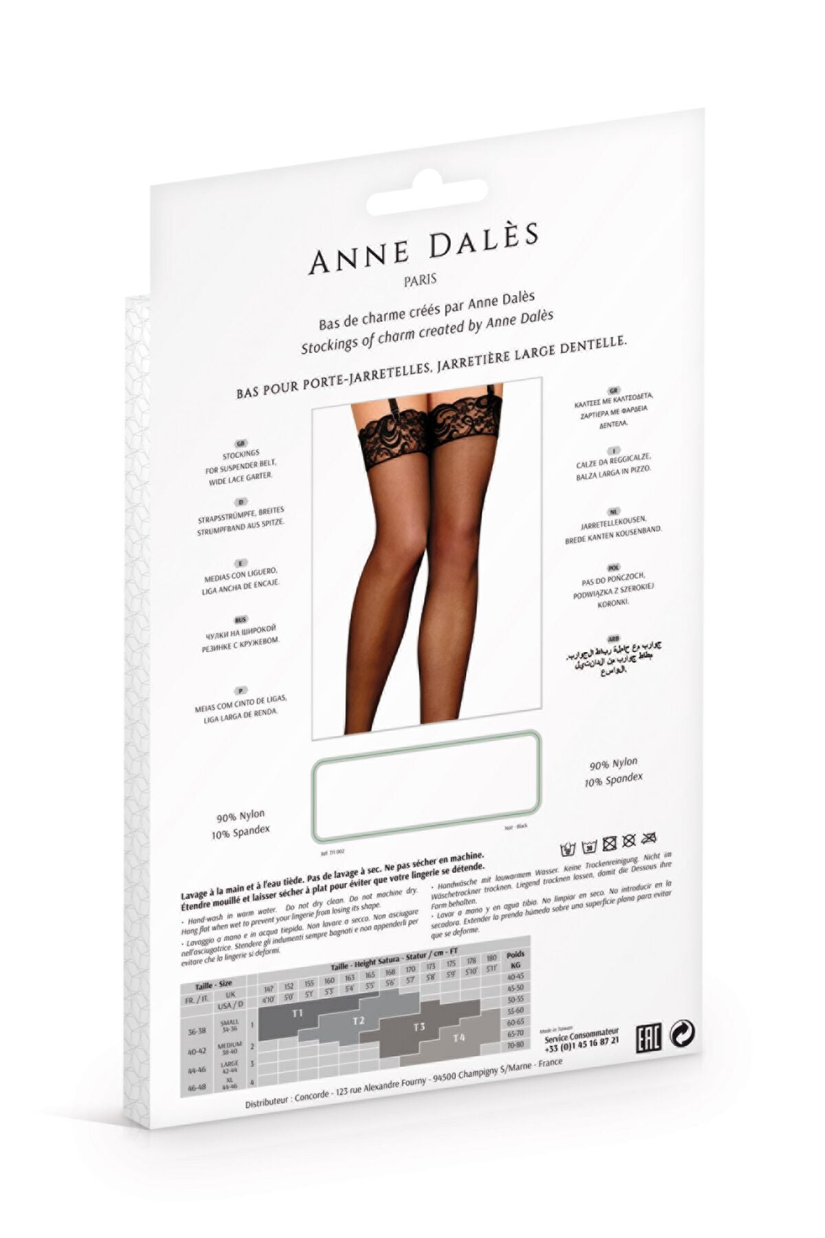 Anne De Ales (Франція) Панчохи Anne De Ales BRUNA T3 Black