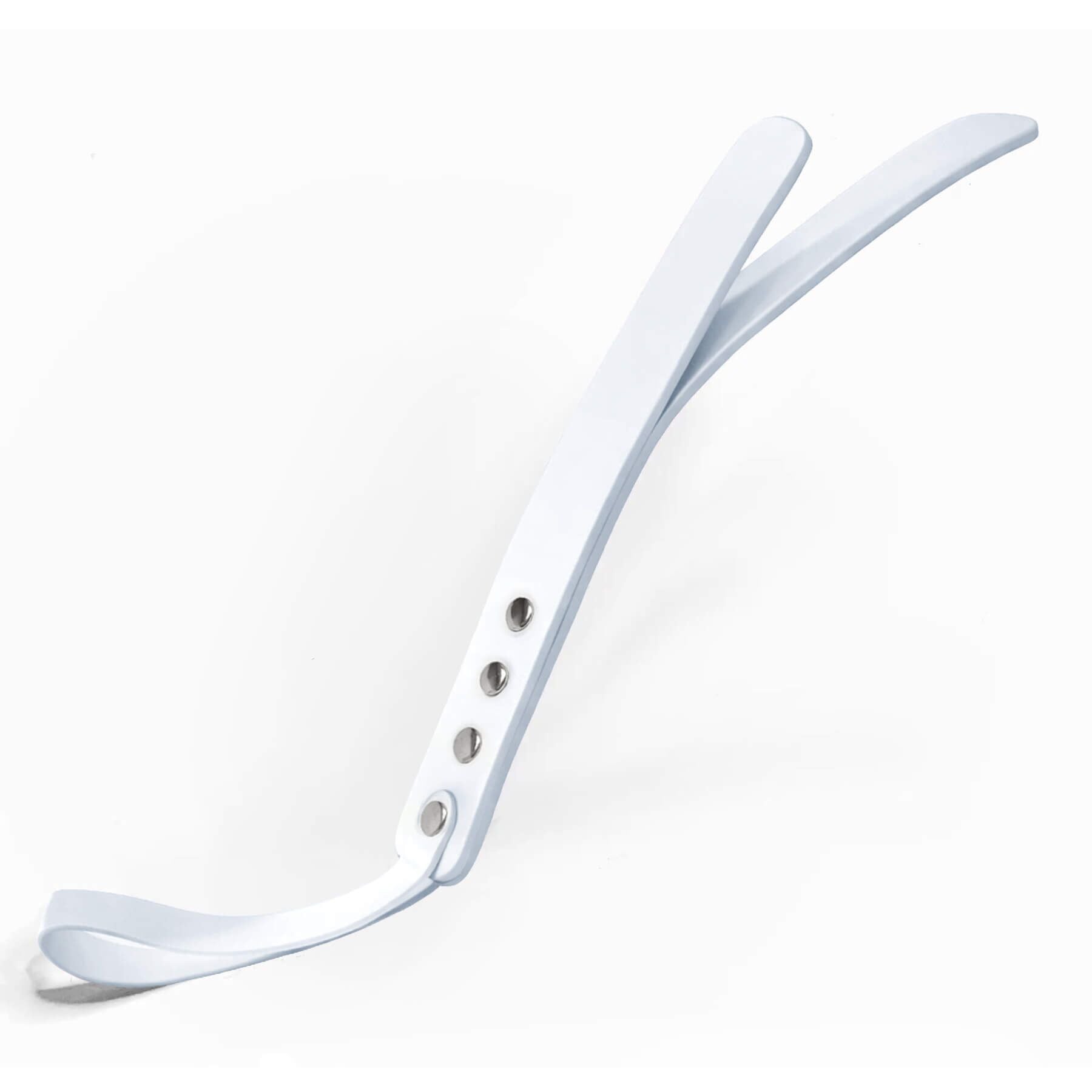 Feral Feelings (Україна) Падл двошаровий Feral Feelings Leather Mini Paddle White, натуральна шкіра