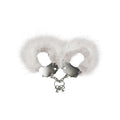 Adrien Lastic (Іспанія) Наручники металеві Adrien Lastic Handcuffs White з білим пухнастим оздобленням