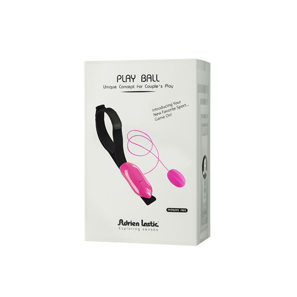 Виброяйцо Adrien Lastic Playball для стимуляции точки G, с турборежимом, крепление на ногу