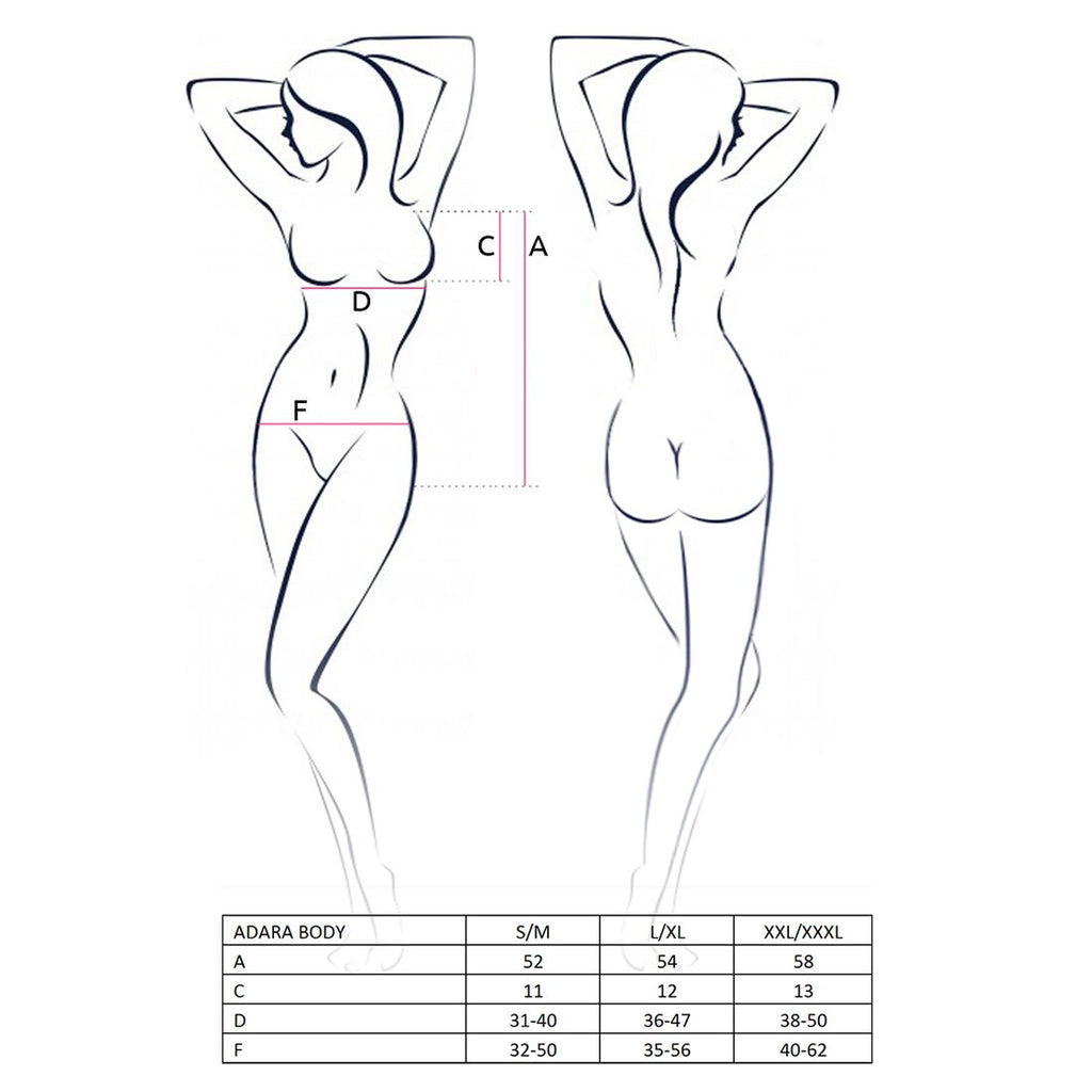 Passion (Польща) Боді монокіні Passion ADARA BODY XXL/XXXL, red