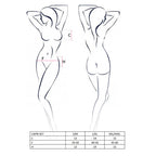 Комплект білизни під латекс Passion CAPRI SET, міні-бікіні, стрінги, пояс для панчіх