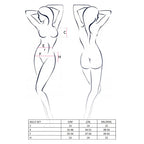 Комплект білизни Passion KELLY SET, ліф, трусики, пояс для панчох