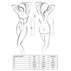 Корсет-сорочка з пажами Passion MADDIE CORSET, трусики