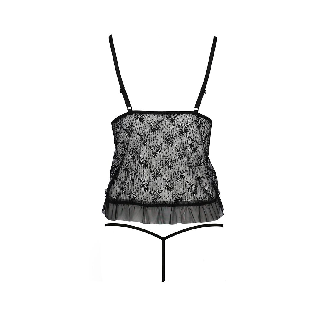 Passion (Польща) Боді монокіні з відкритими грудьми Passion JUSTINA BODY L/XL, black