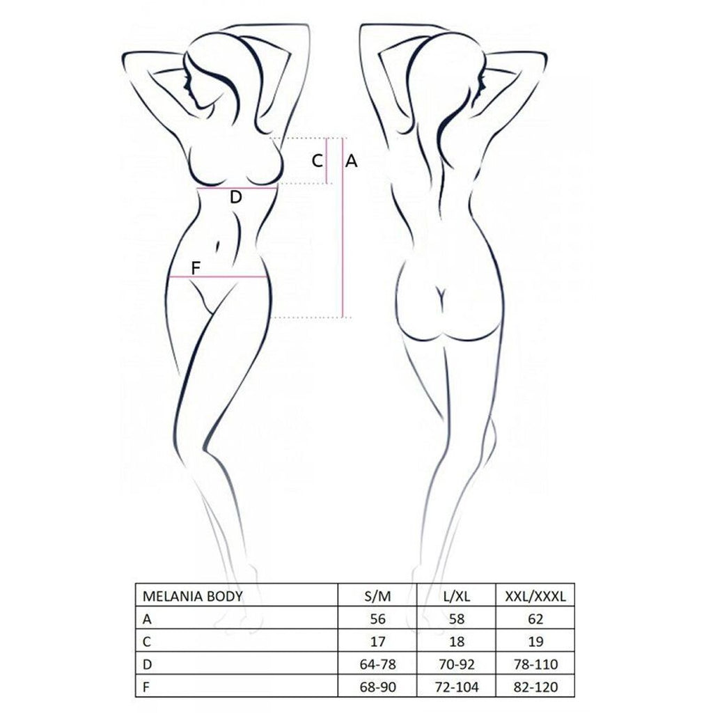 Passion (Польща) Боді Passion MELANIA BODY L/XL, black