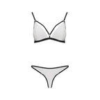 Комплект білизни Passion ORIHIME SET, стрепи, ліф і трусики