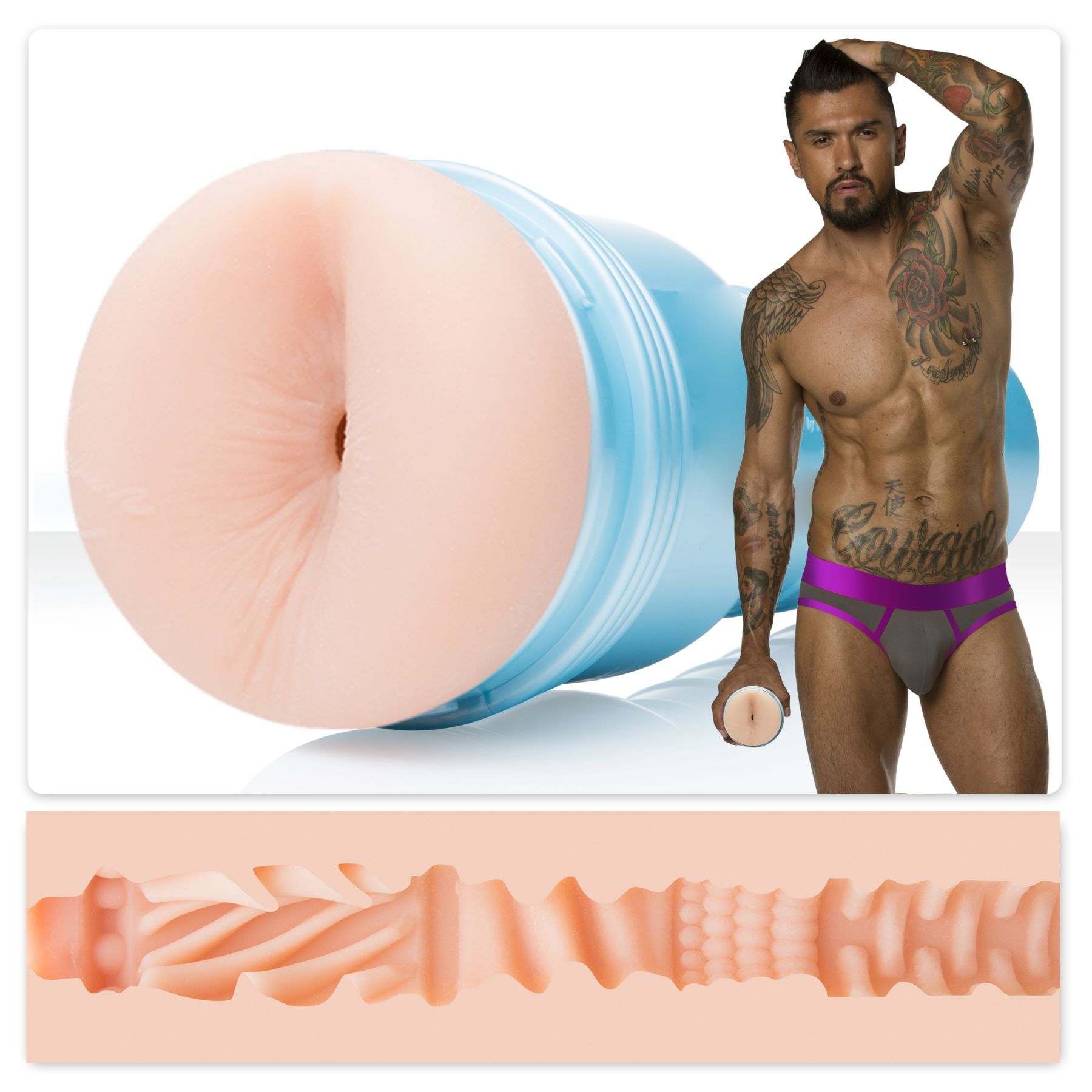 Fleshlight (США) Мастурбатор попка Fleshjack Boys: Boomer Banks Sonic Boom