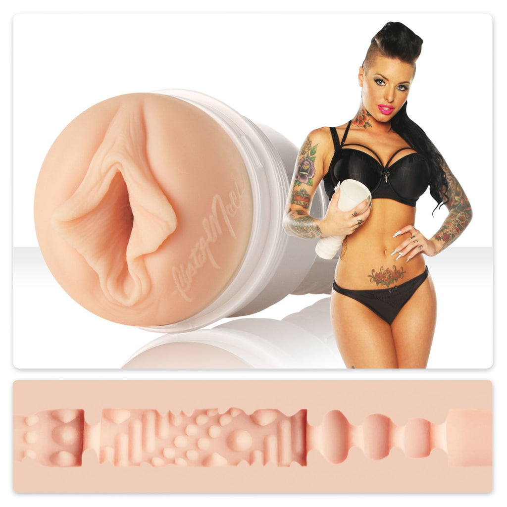Fleshlight (США) Мастурбатор Fleshlight Girls: Christy Mack - Attack,  зі зліпка вагіни, дуже ніжний