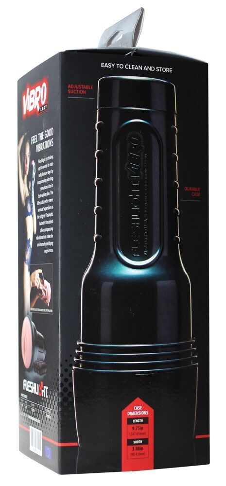 Fleshlight (США) Мастурбатор з вібрацією Fleshlight Vibro Pink Lady Touch, три віброкулі, стимулювальний рельєф
