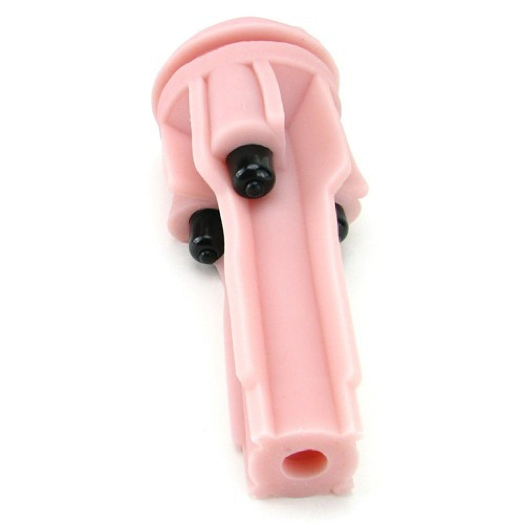 Fleshlight (США) Мастурбатор з вібрацією Fleshlight Vibro Pink Lady Touch, три віброкулі, стимулювальний рельєф