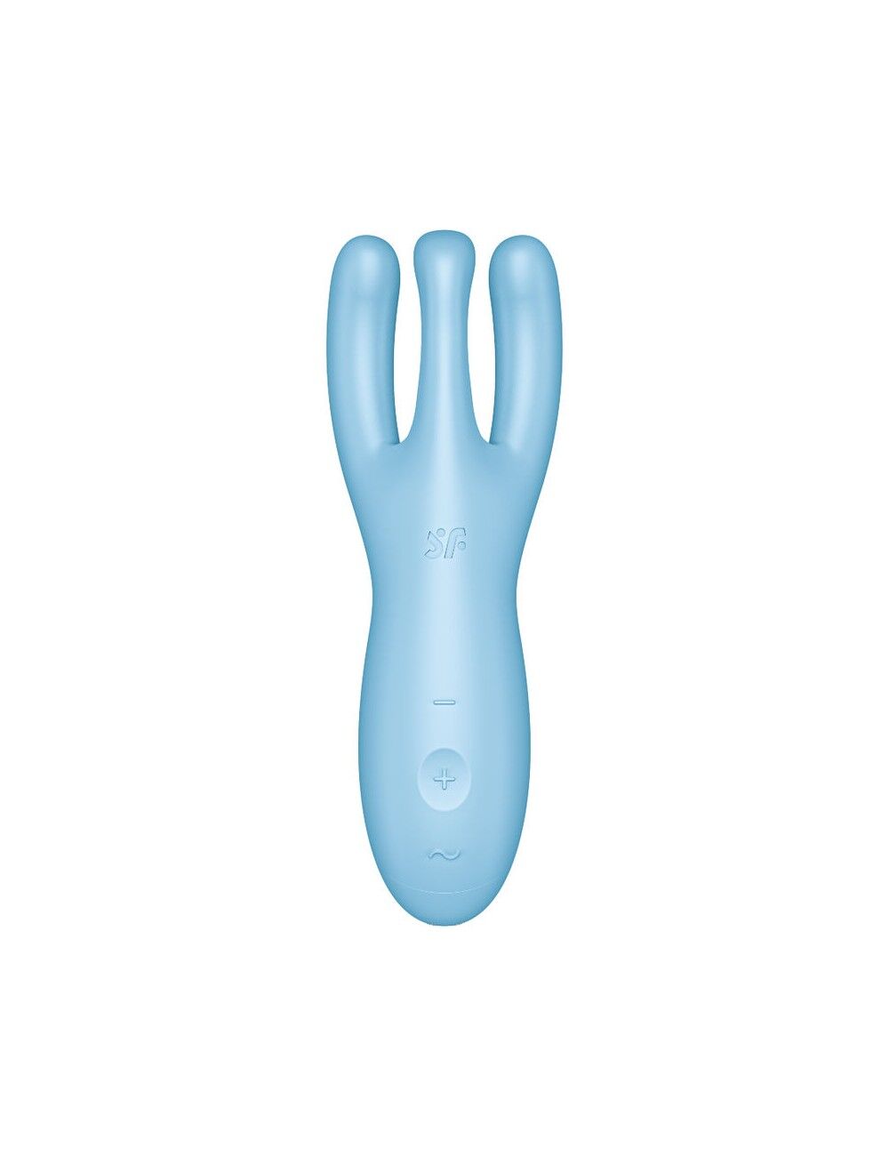 Кліторальний смарт-вібратор Satisfyer Threesome 4 Blue з трьома пальчиками