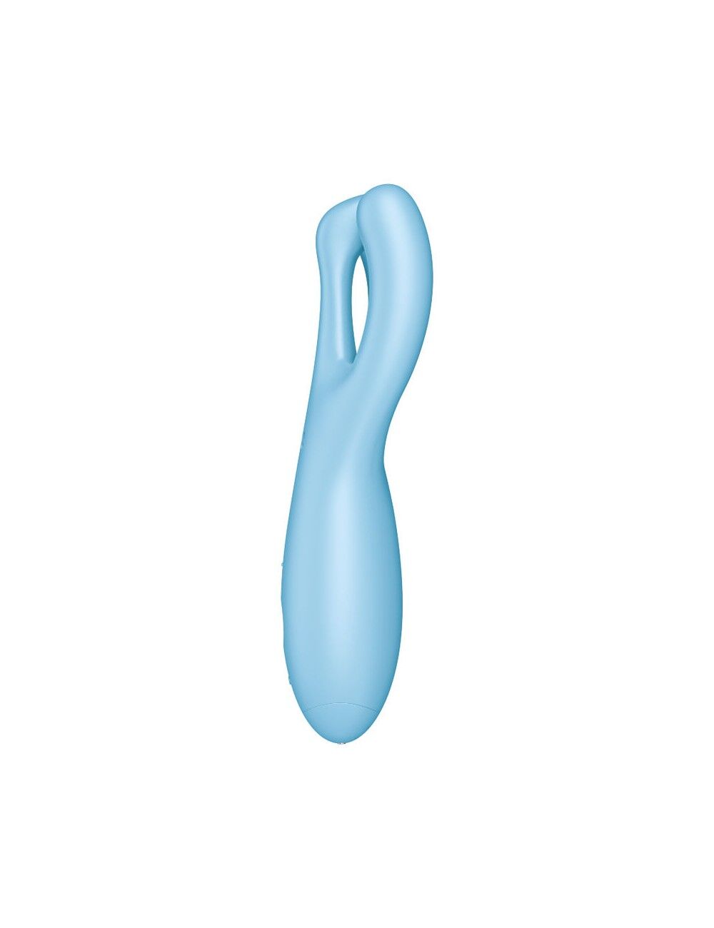 Кліторальний смарт-вібратор Satisfyer Threesome 4 Blue з трьома пальчиками
