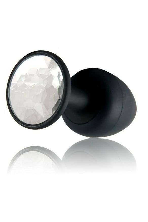 Анальная пробка Dorcel Geisha Plug Diamond XL с шариком внутри, создаёт вибрации, макс диаметр 4,5