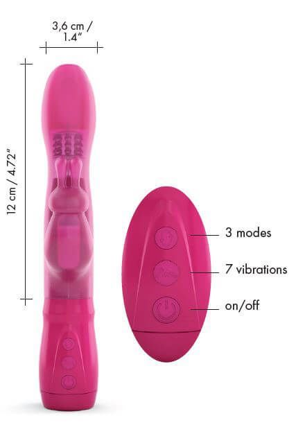 Dorcel (Франція) Вібратор Dorcel Furious Rabbit зі зворотно-поступальними рухами голівки