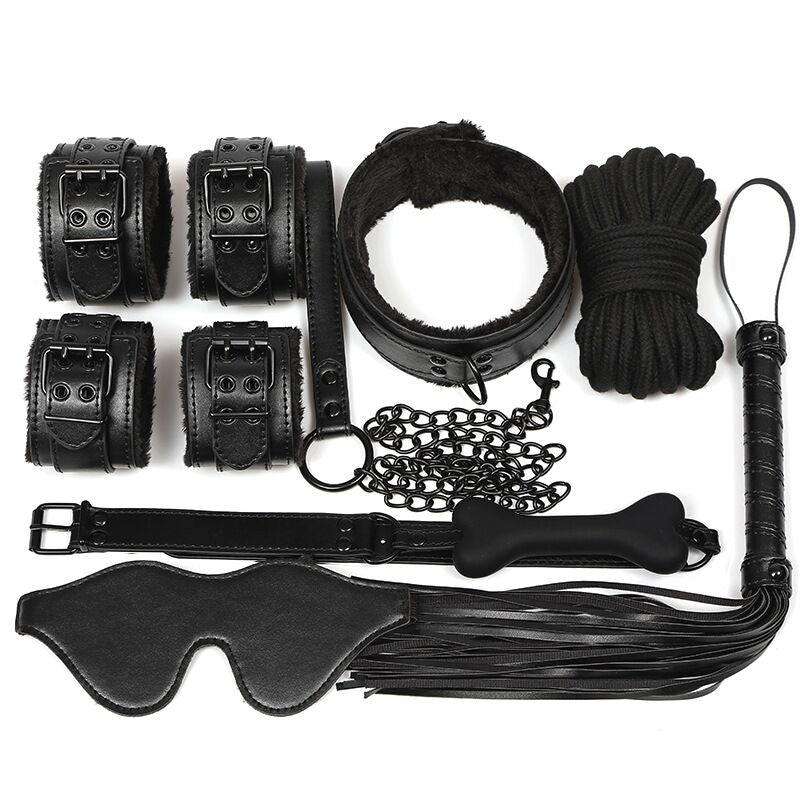 JSY (Китай) Набір для БДСМ 7в1 LY1003 Black