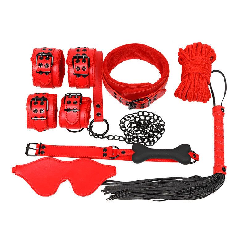 JSY (Китай) Набір для БДСМ 7в1 LY1003 Red