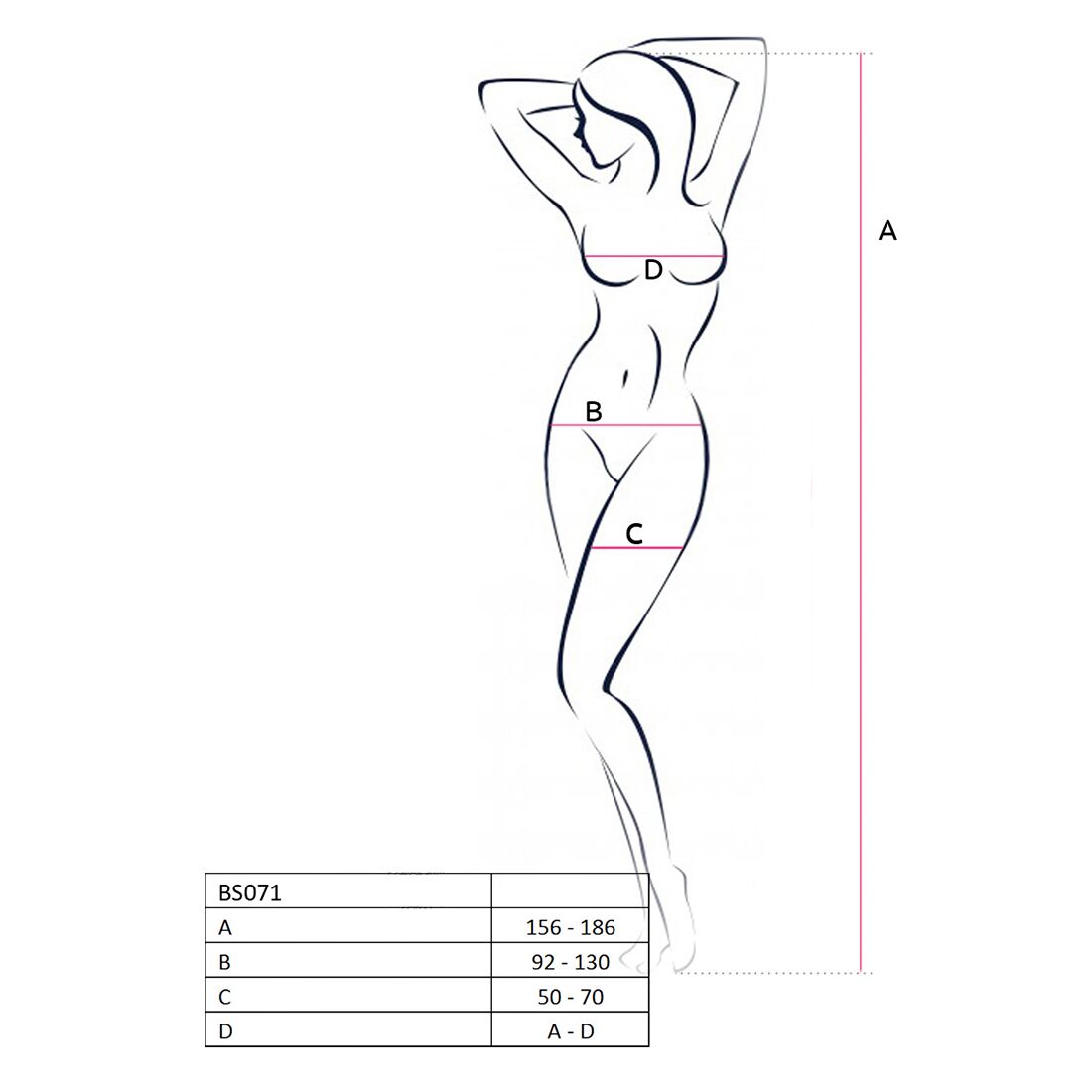 Passion (Польща) Бодістокінг Passion BS071 white, комбінезон на бретелях