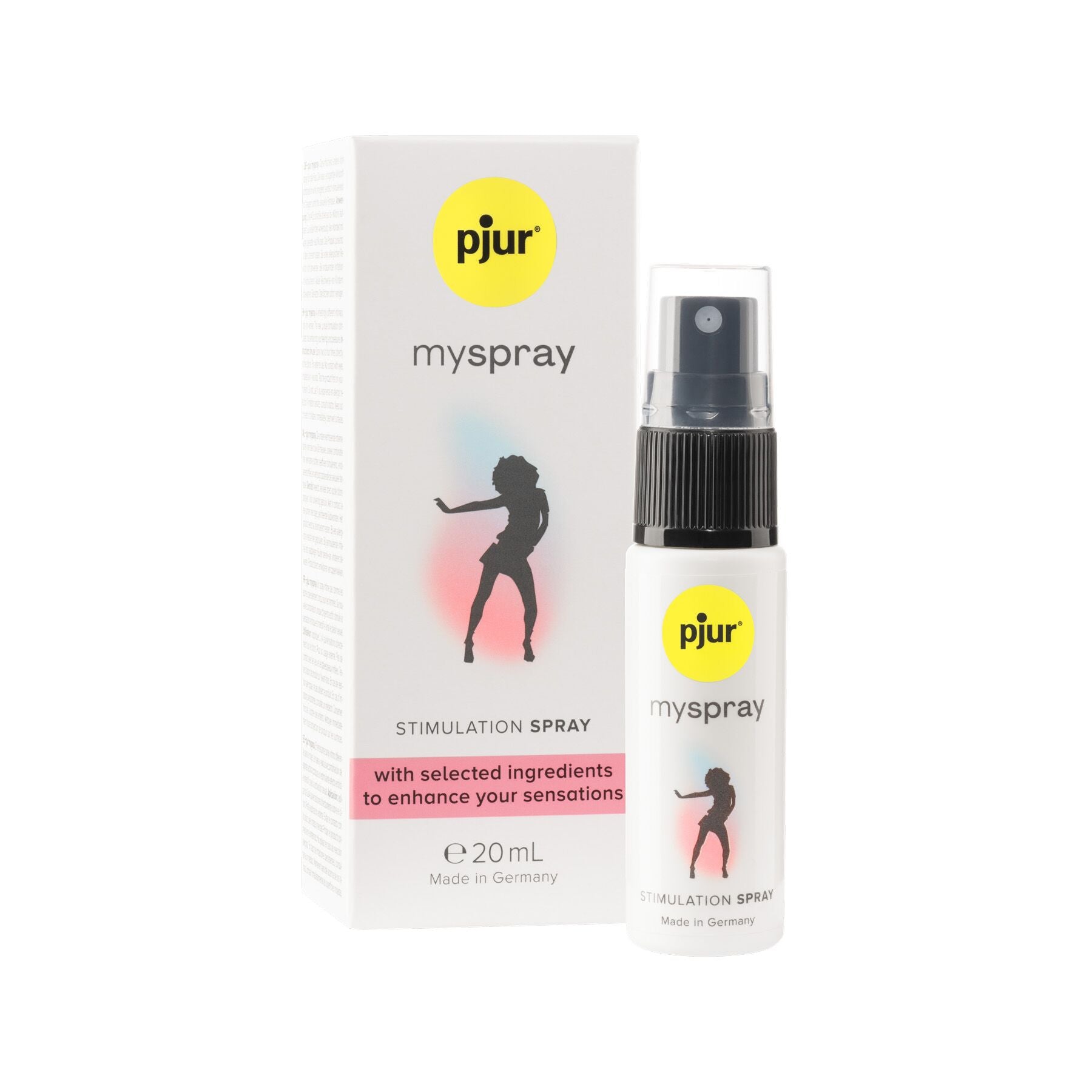 Pjur (Люксембург) Збуджувальний спрей для жінок pjur myspray 20 мл, з екстрактом алое, ефект поколювання