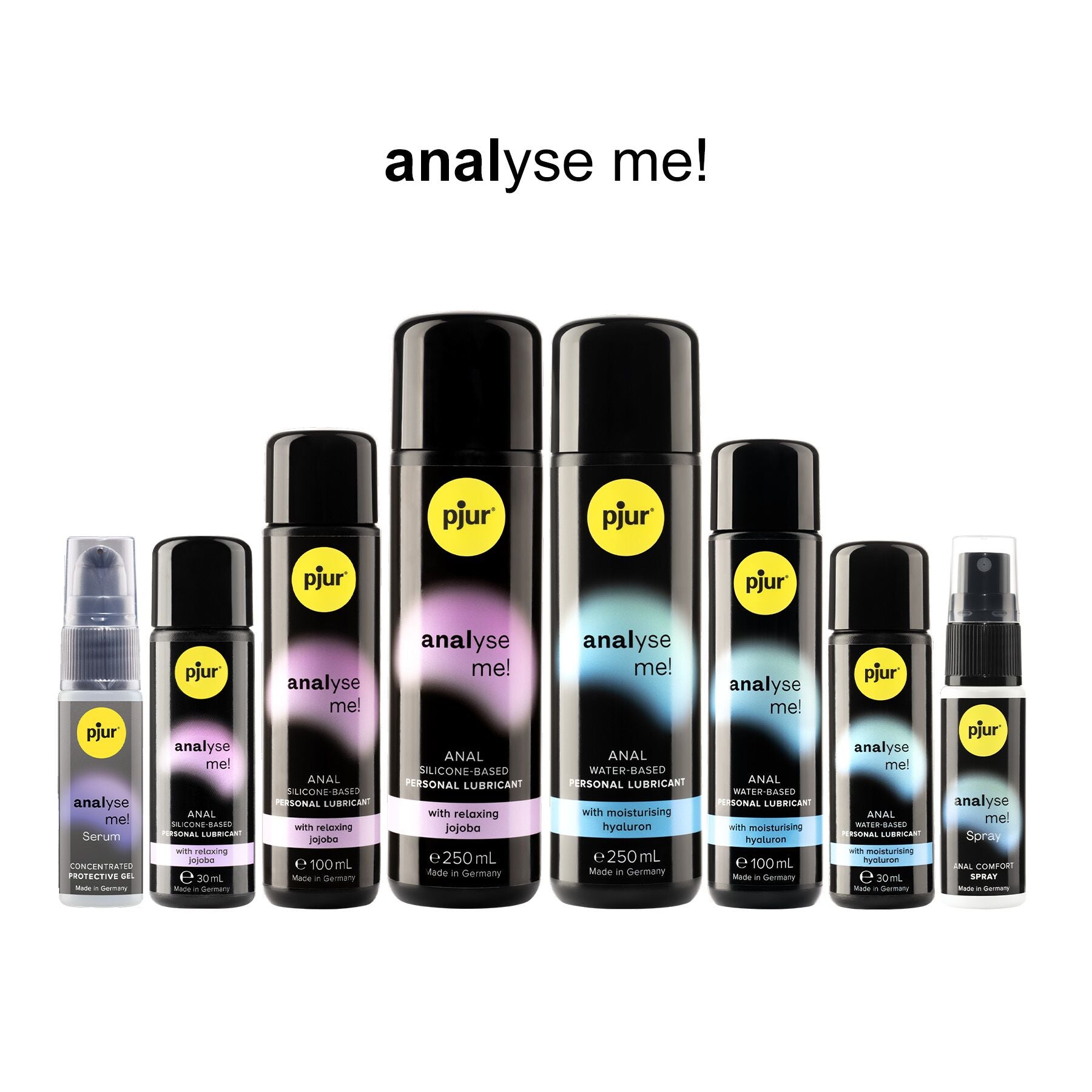 Анальний лубрикант pjur analyse me! Relaxing 100 мл, на силіконовій основі, з олією жожоба