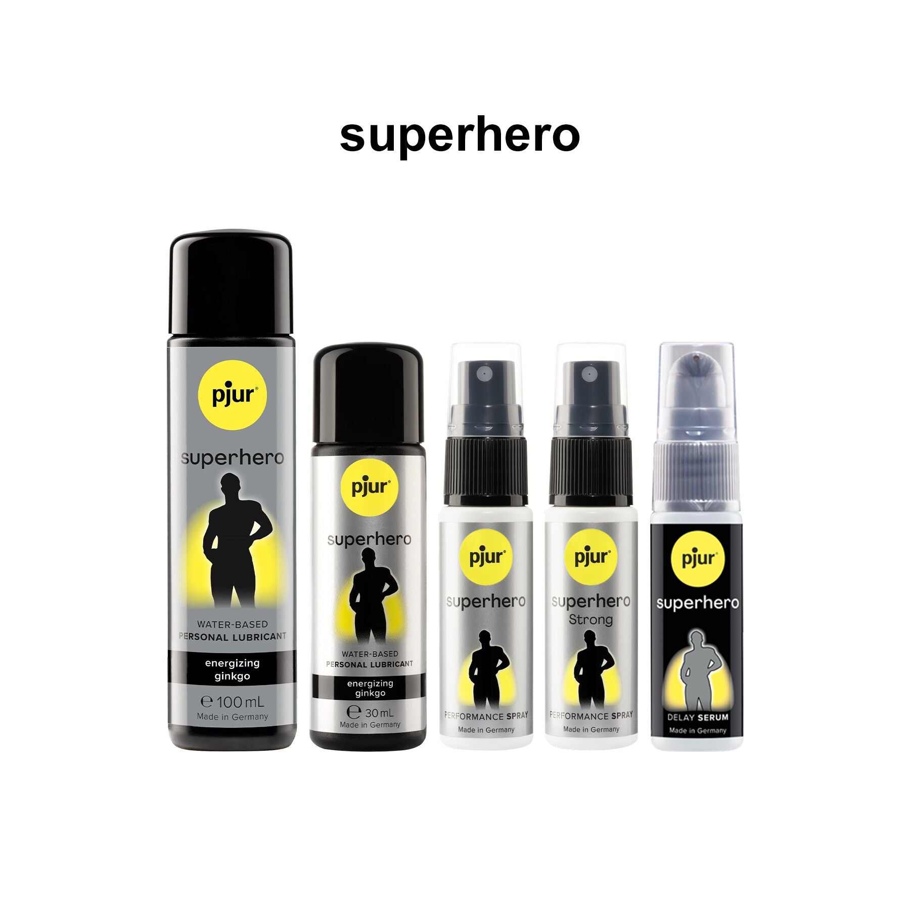 Pjur (Люксембург) Сироватка-пролонгатор pjur Superhero Delay Serum 20 мл, створює ефект плівки, без оніміння