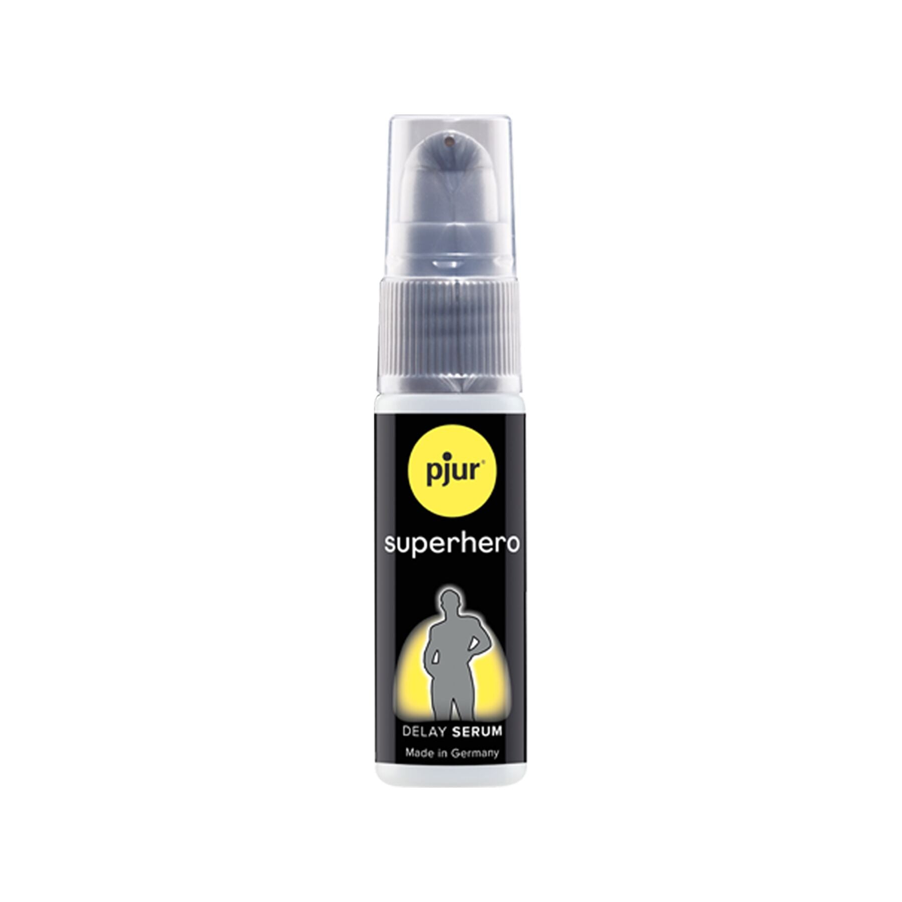 Pjur (Люксембург) Сироватка-пролонгатор pjur Superhero Delay Serum 20 мл, створює ефект плівки, без оніміння