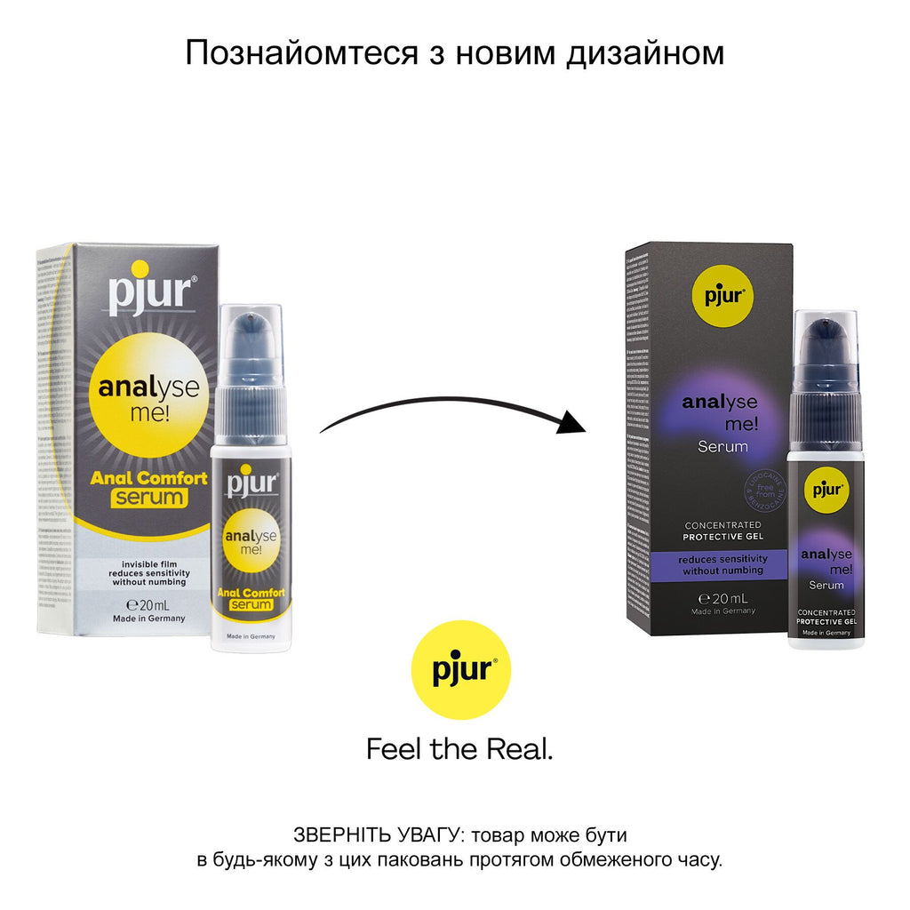 Расслабляющая анальная сыворотка pjur analyse me! Serum 20 мл, образует пленку, без анестетиков
