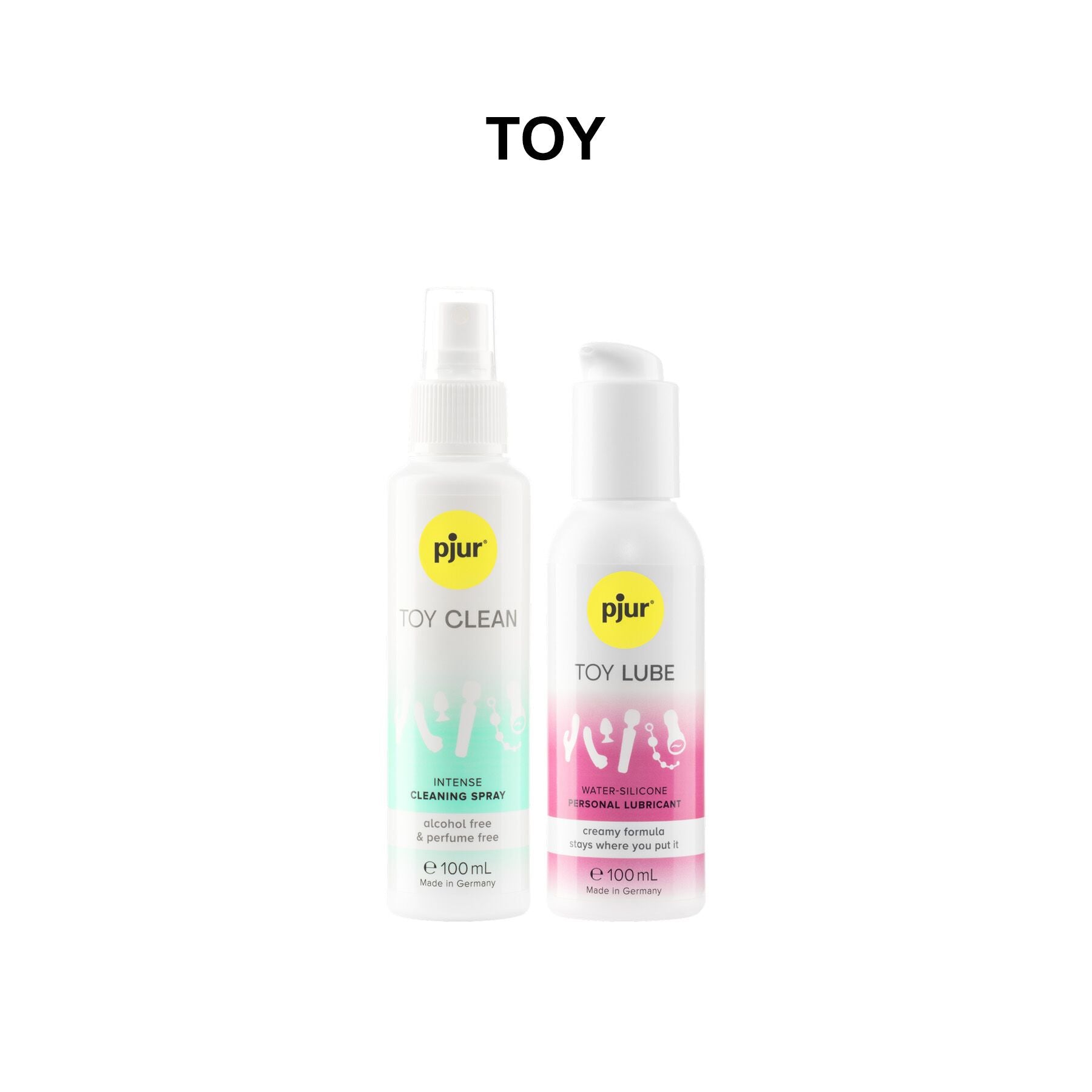 Крем-лубрикант pjur Toy Lube 100 мл, водно-силіконовий, тривале ковзання, підходить для секс-іграшок