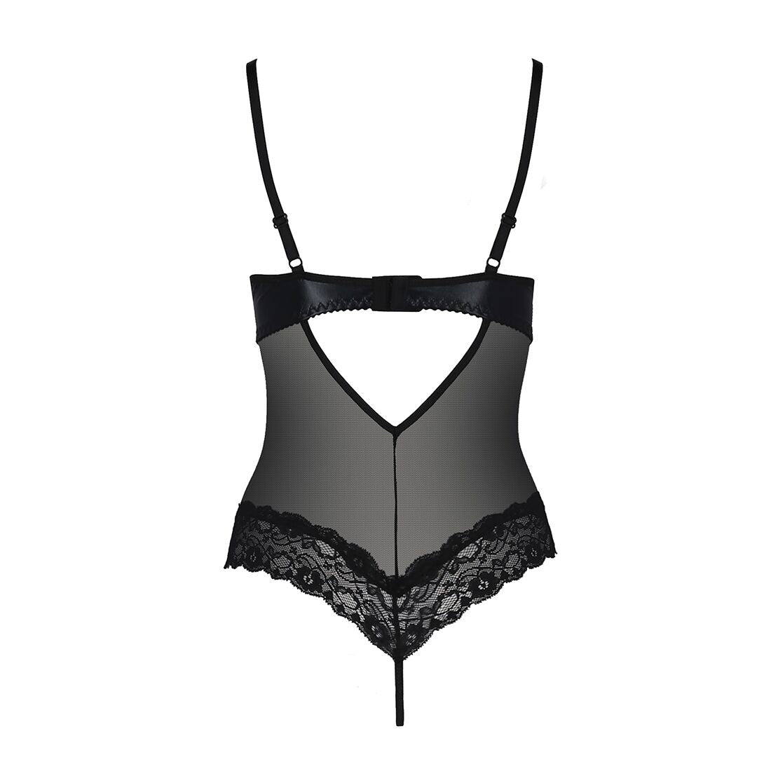 Passion (Польща) Боді з відкритими грудьми Passion Exclusive NORTH BODY S/M, black