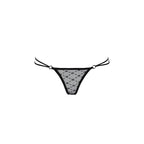 Трусики на зав'язочках з боків Passion Exclusive ZITA THONG S/M, black