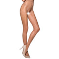 Passion (Польща) Еротичні колготки Passion TIOPEN 006 1/2 (30 den), beige, з вирізом, імітація трусиків
