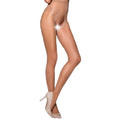 Passion (Польща) Еротичні колготки Passion TIOPEN 006 3/4 (30 den), beige, з вирізом, імітація трусиків