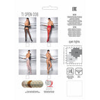 Еротичні колготки Passion TIOPEN 006 1/2 (30 den), red, з вирізом, імітація трус