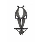 Напівпрозоре боді з вирізами Passion Exclusive Mirajane Body black S/M, black