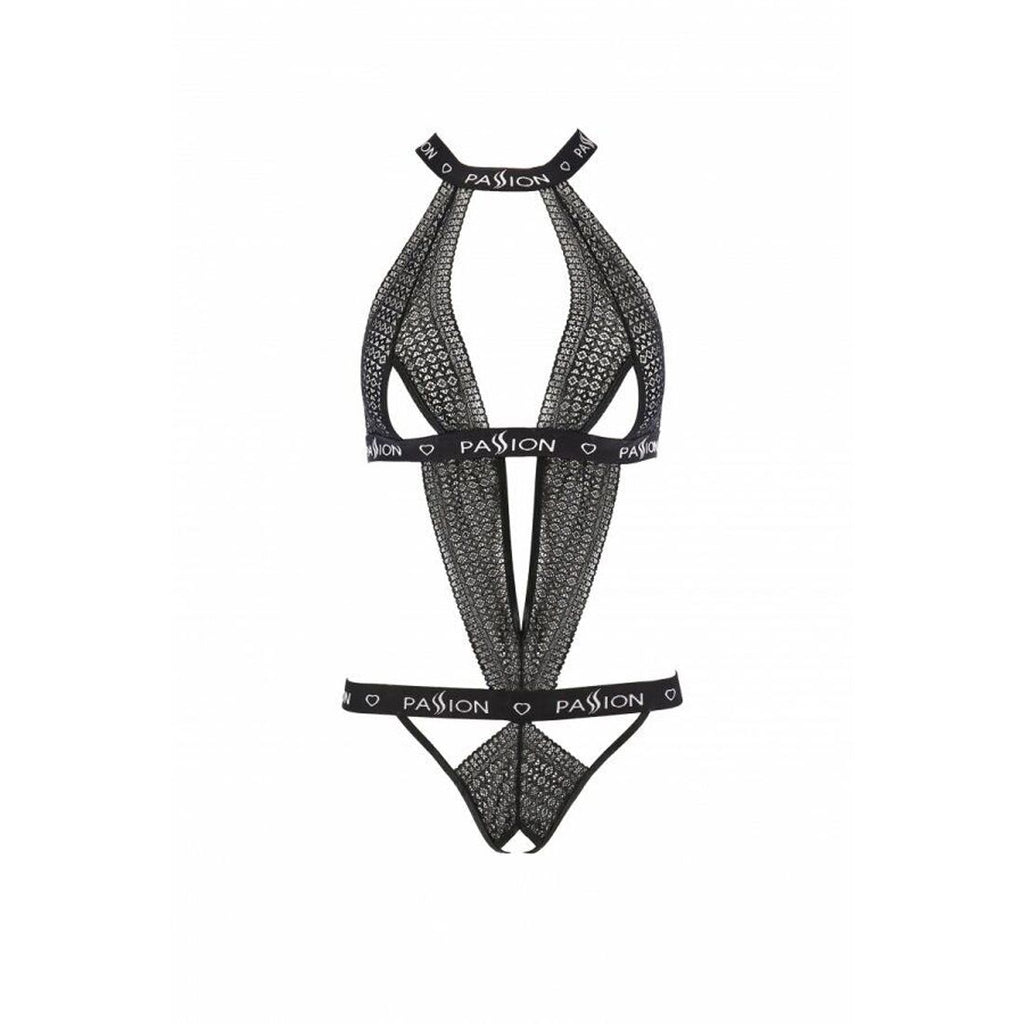 Passion (Польща) Напівпрозоре боді з вирізами Passion Exclusive Mirajane Body black XXL/XXXL, black