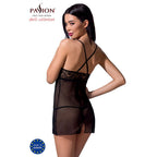 Прозора сорочка приталена Passion QUENTRIS CHEMISE, трусики