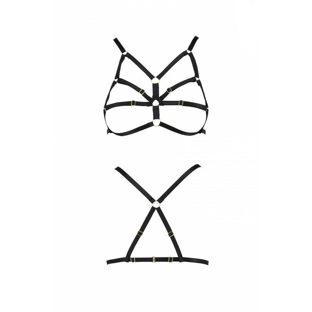 Passion (Польща) Бюстгальтер-стрепи Passion Exclusive ARMANDA BRA L/XL, black