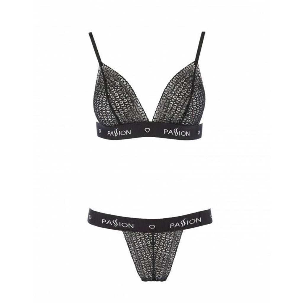 Passion (Польща) Комплект білизни Passion Exclusive GLAMISS SET XXL/XXXL, black