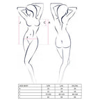 Відвертий боді з елементами стреп Passion Exclusive JADE BODY XXL/XXXL, black