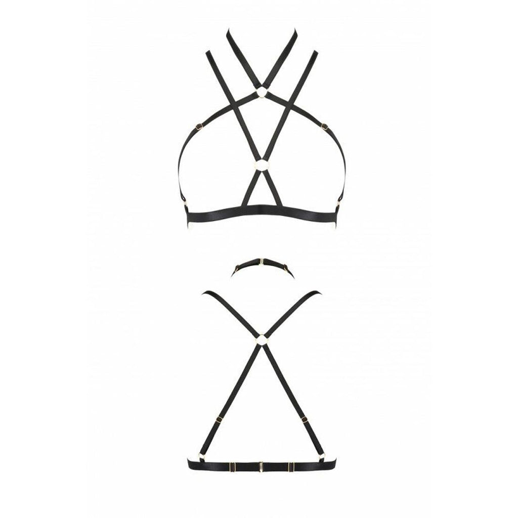 Passion (Польща) Портупея-стрепи Passion Exclusive KELIS BRA L/XL, black