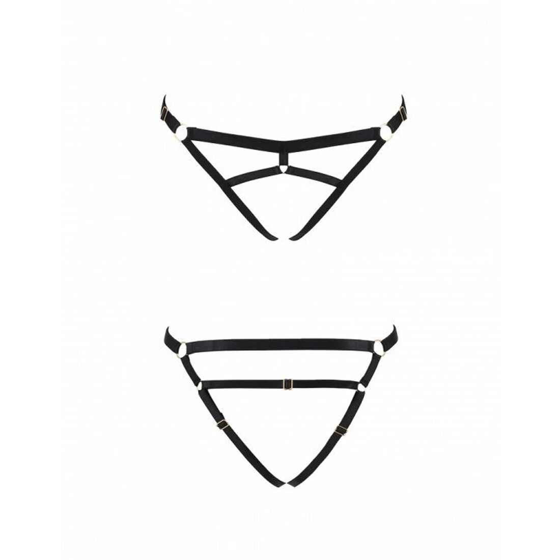 Passion (Польща) Трусики-стрінги зі стреп Passion Exclusive KELIS THONG S/M, black