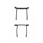 Пояс-стрепи для панчох Passion Exclusive SHELLY GARTER BELT S/M, black