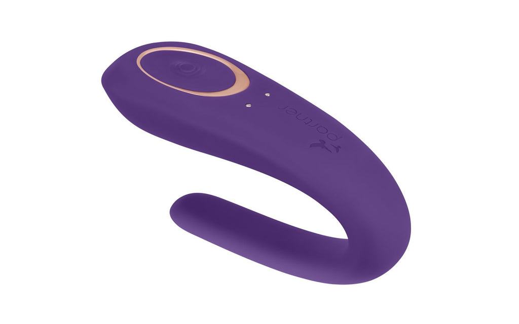 Вибратор для пар Satisfyer Double Classic Violet с одним мотором