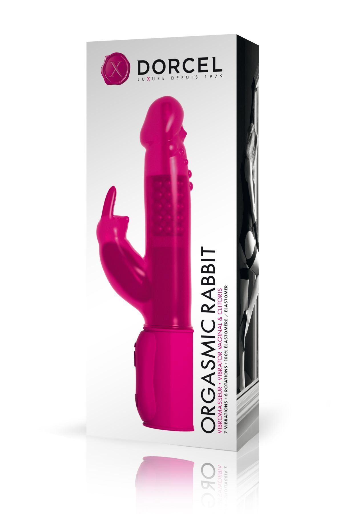 Dorcel (Франція) Вібратор-кролик Dorcel Orgasmic Rabbit Pink з перлинним масажем