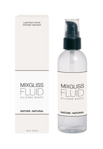 MixGliss (Франція) Лубрикант на силіконовій основі MixGliss FLUID NATURE (100 мл) без запаху